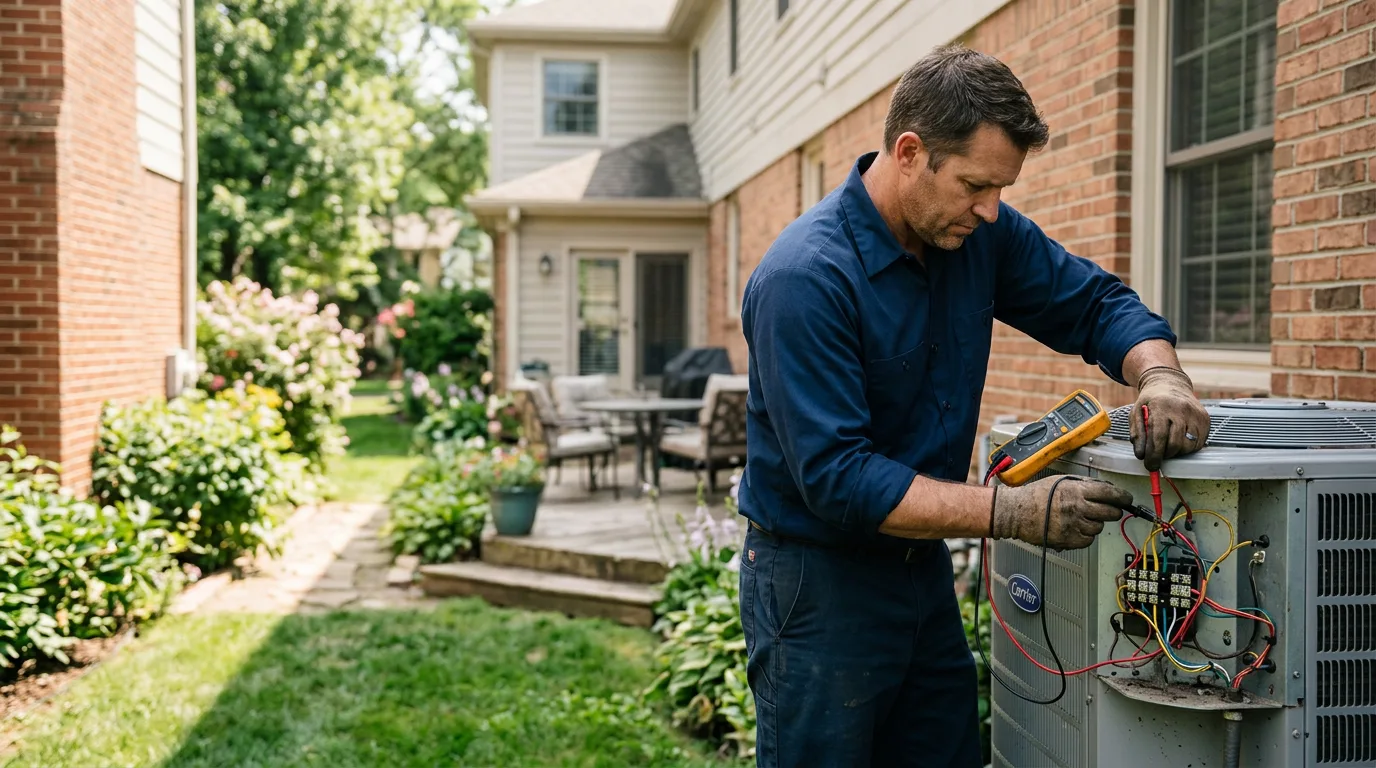 HVAC technician working near Ardara, PA